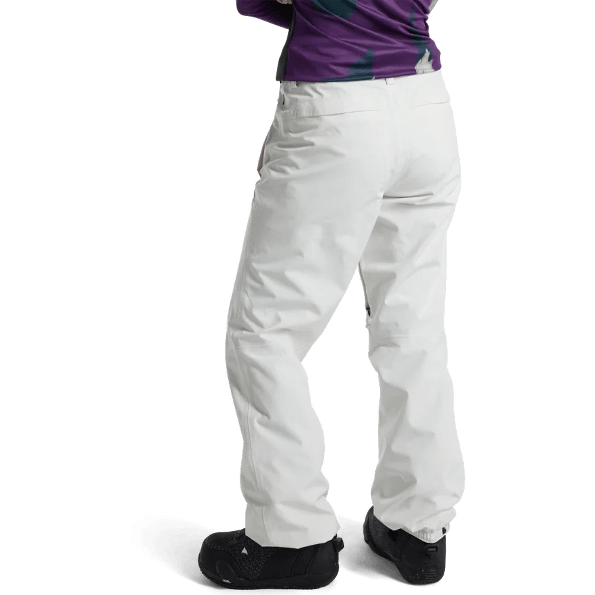 Burton Womens Melter Plus Pants Stout White Womens Snowboard Pants