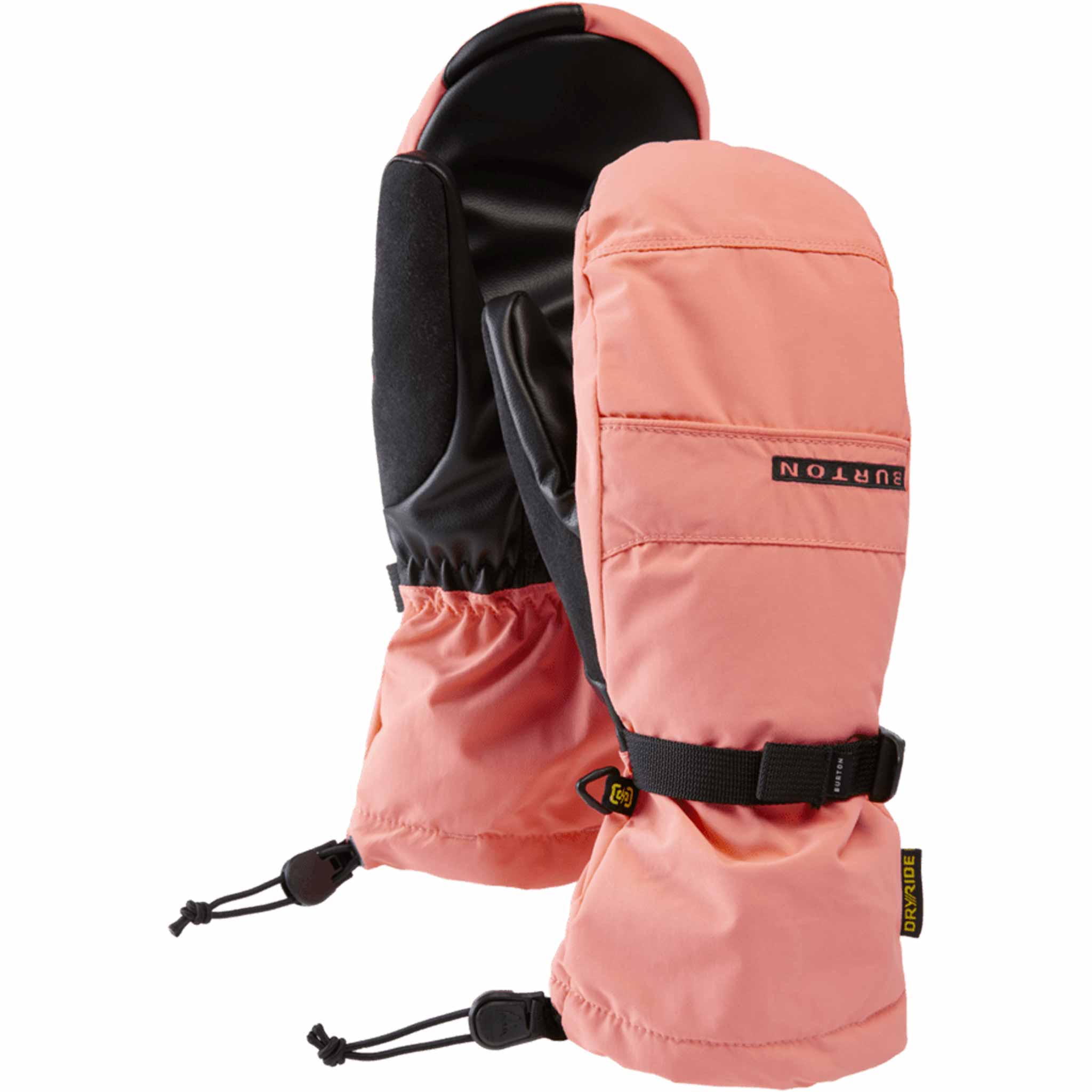 Burton Womens Profile Mittens Sunrise Coral Gloves & Mitts