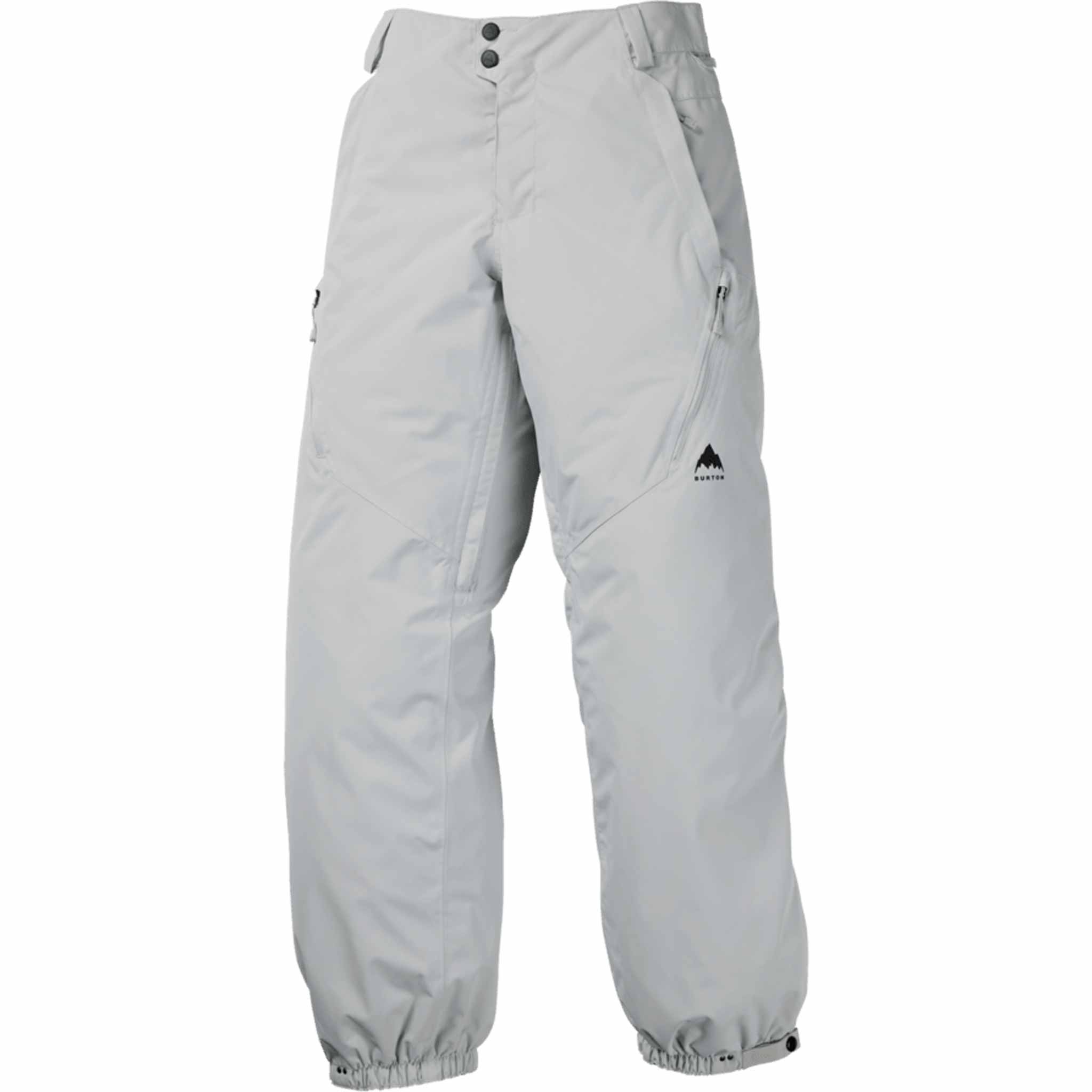 Burton Womens Reserve 2L Relaxed Pant Gray Cloud 2026 Womens Snowboard Pants