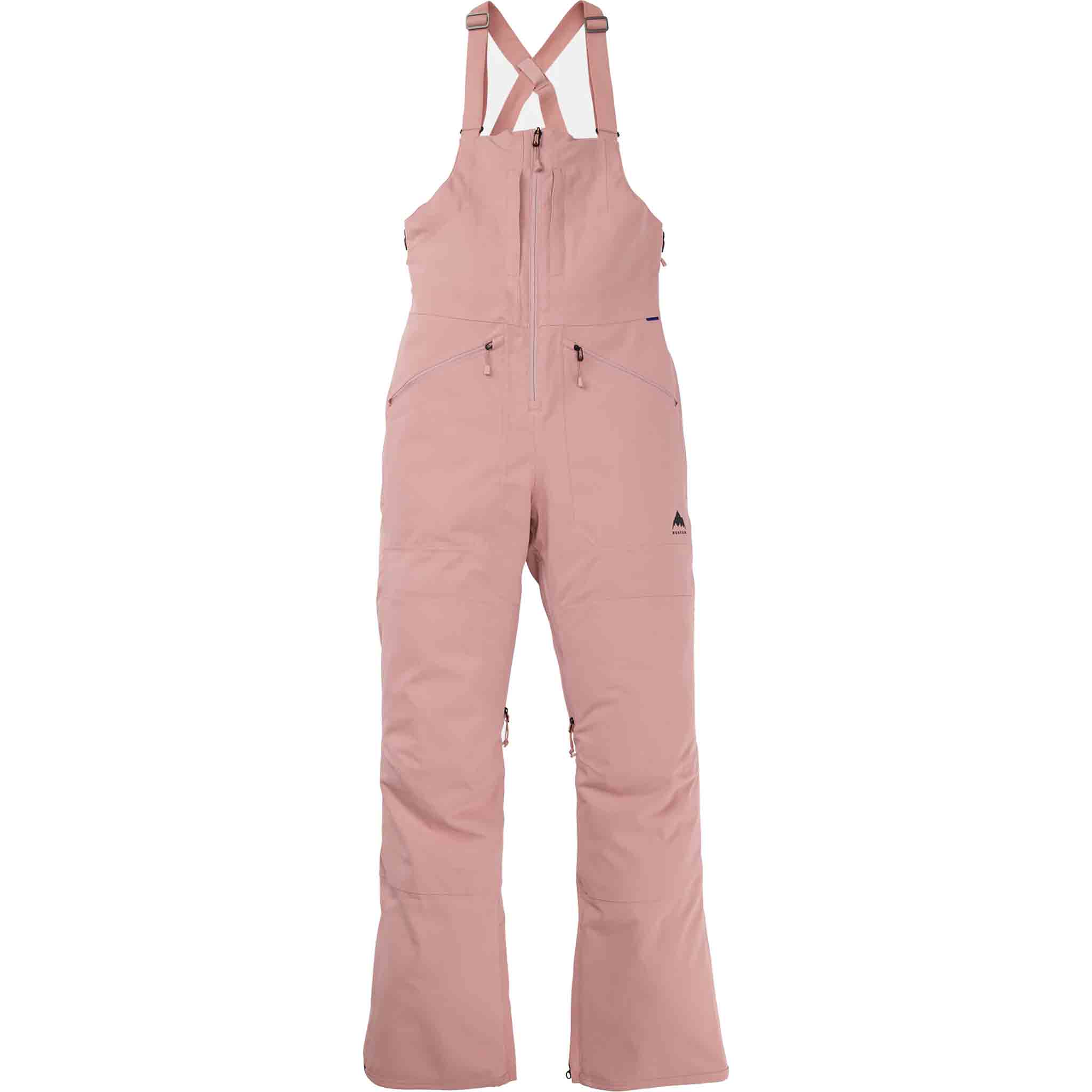 Burton Womens Reserve Bib Powder Blush 2024 Women's Snowboard Pants