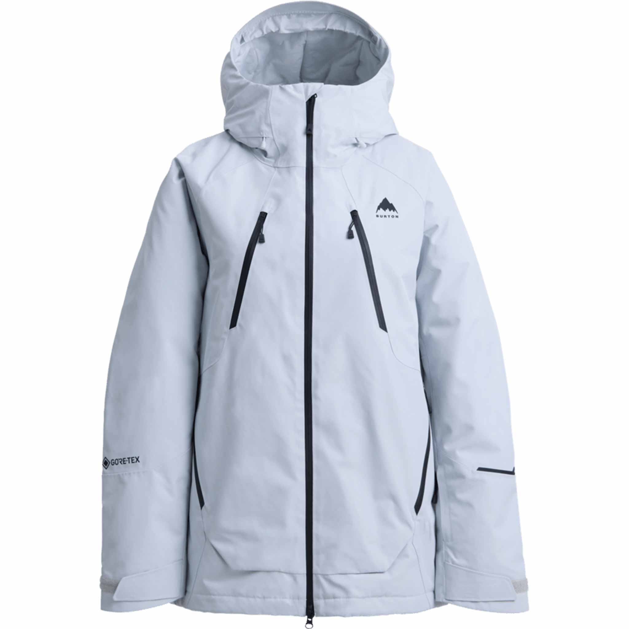 Burton Womens Reserve Gore-Tex 2L Insulated Jacket Gray Cloud 2026 Womens Snowboard Jacket