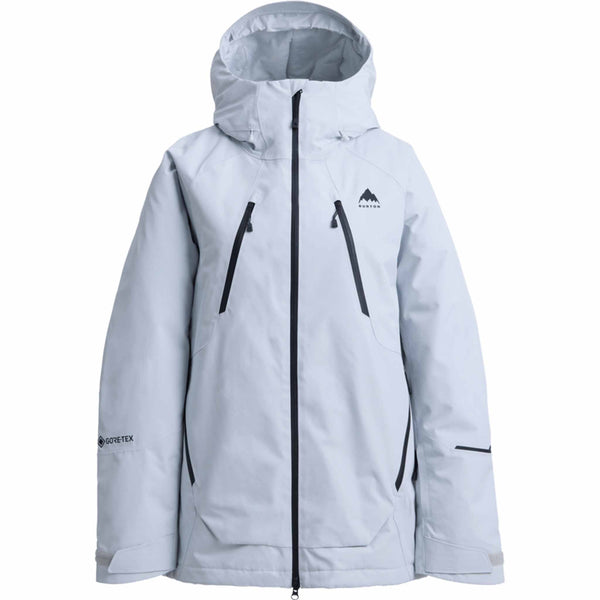 Burton Womens Reserve Gore-Tex 2L Insulated Jacket Gray Cloud 2026 Womens Snowboard Jacket