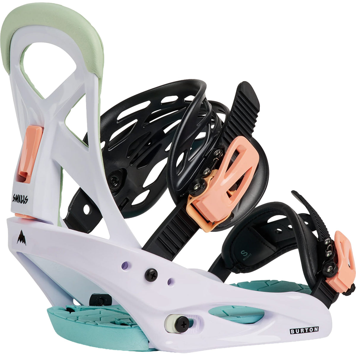 Burton Youth Smalls Snowboard Binding White 2027 Youth Snowboard Bindings