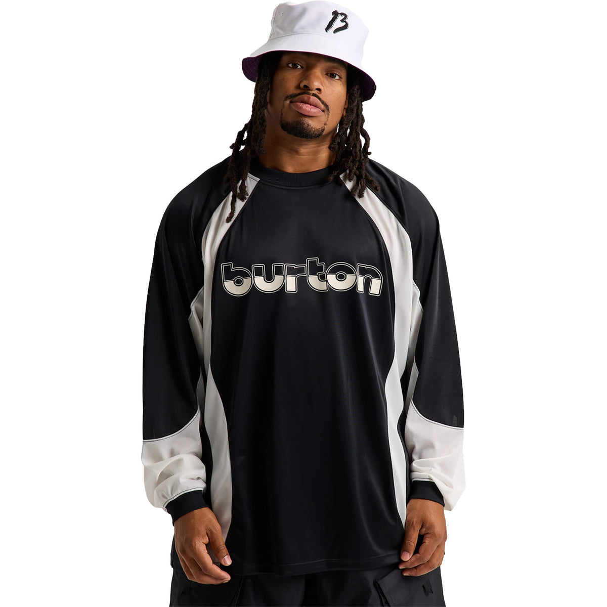 Burton Zeb Long Sleeve Jersey Shirt True Black 2027 T Shirt