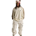 Burton Zeb Long Sleeve Rugby Shirt Lunar Sand Earth Ship Brown 2027 T Shirt