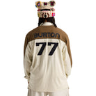 Burton Zeb Long Sleeve Rugby Shirt Lunar Sand Earth Ship Brown 2027 T Shirt