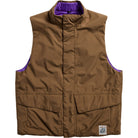 Burton Zeb Reversible Insulated Vest Earth Ship Brown 2027 Casual Jackets