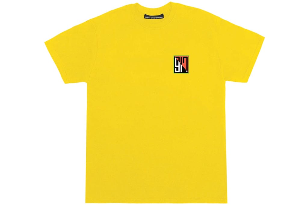 Call Me 917 Split Tee Yellow T Shirt