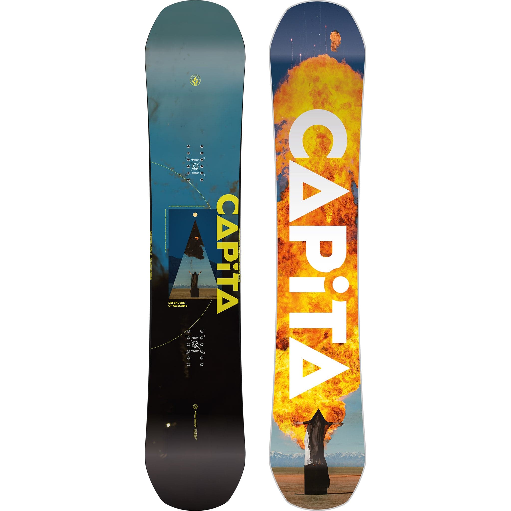 Capita Defenders of Awesome Wide Snowboard 2025 Snowboard