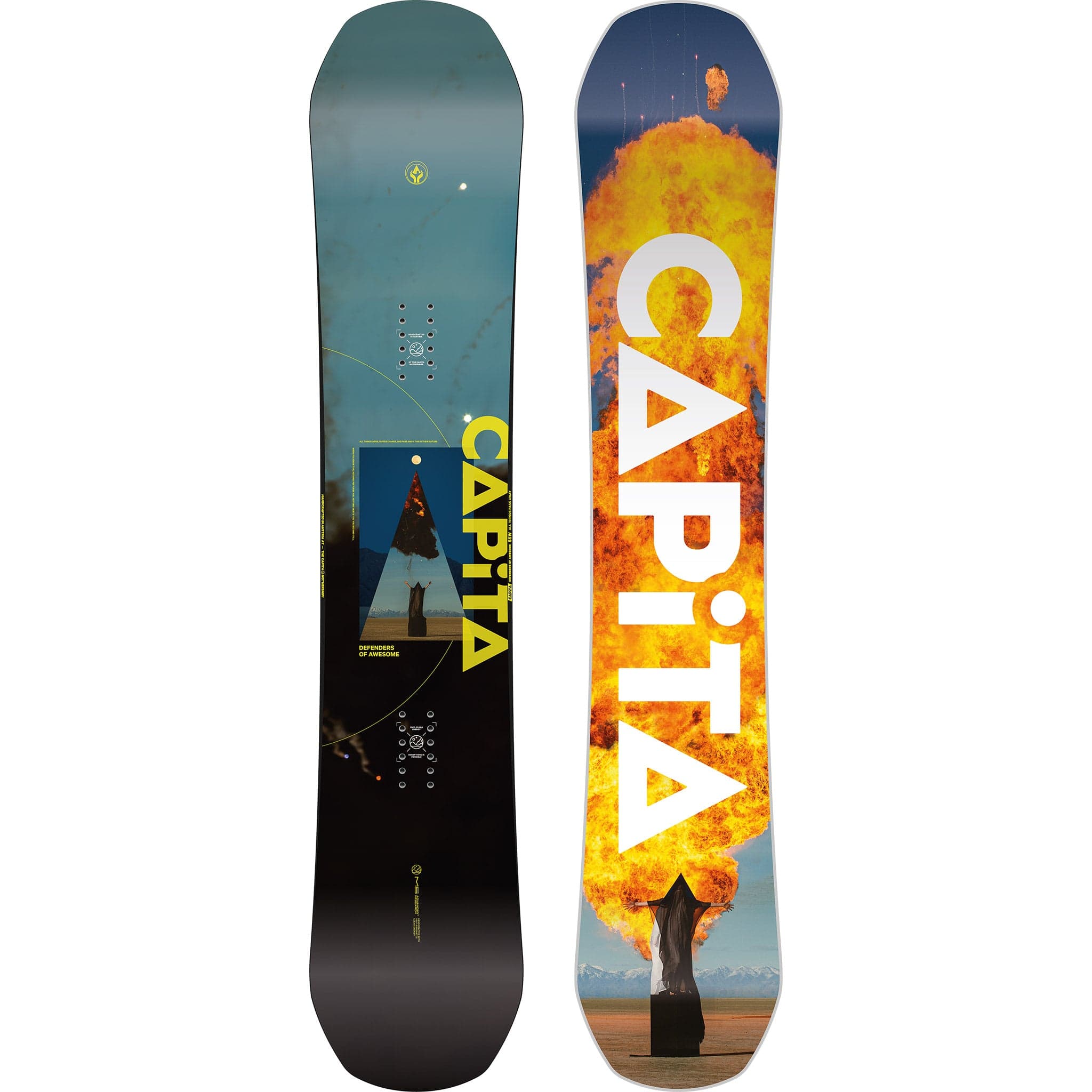 Capita Defenders of Awesome Wide Snowboard 2025 Snowboard