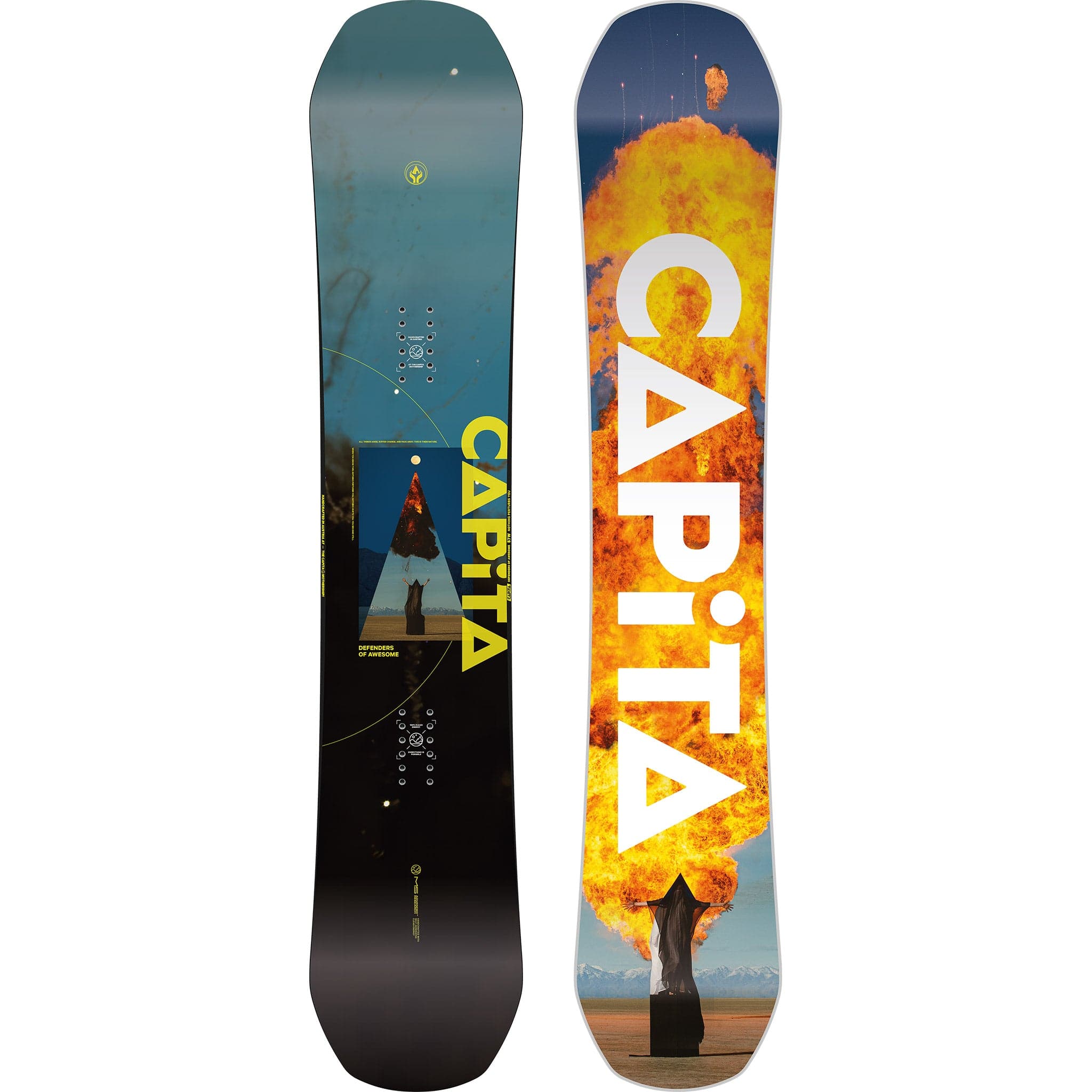 Capita Defenders of Awesome Wide Snowboard 2025 Snowboard