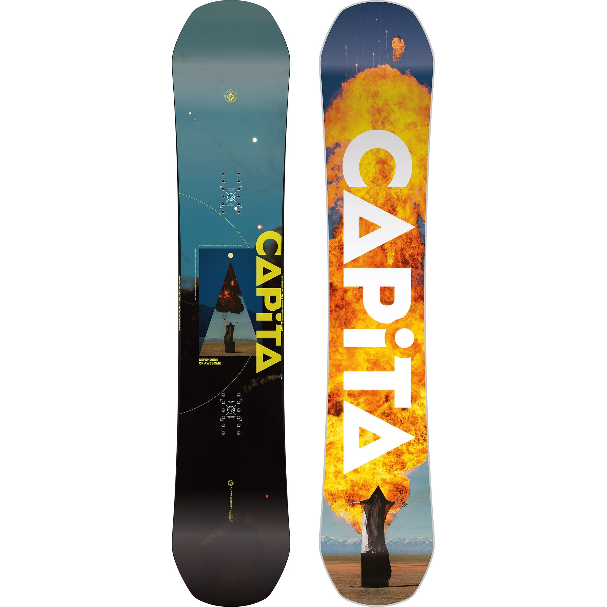 Capita Defenders of Awesome Wide Snowboard 2025 Snowboard