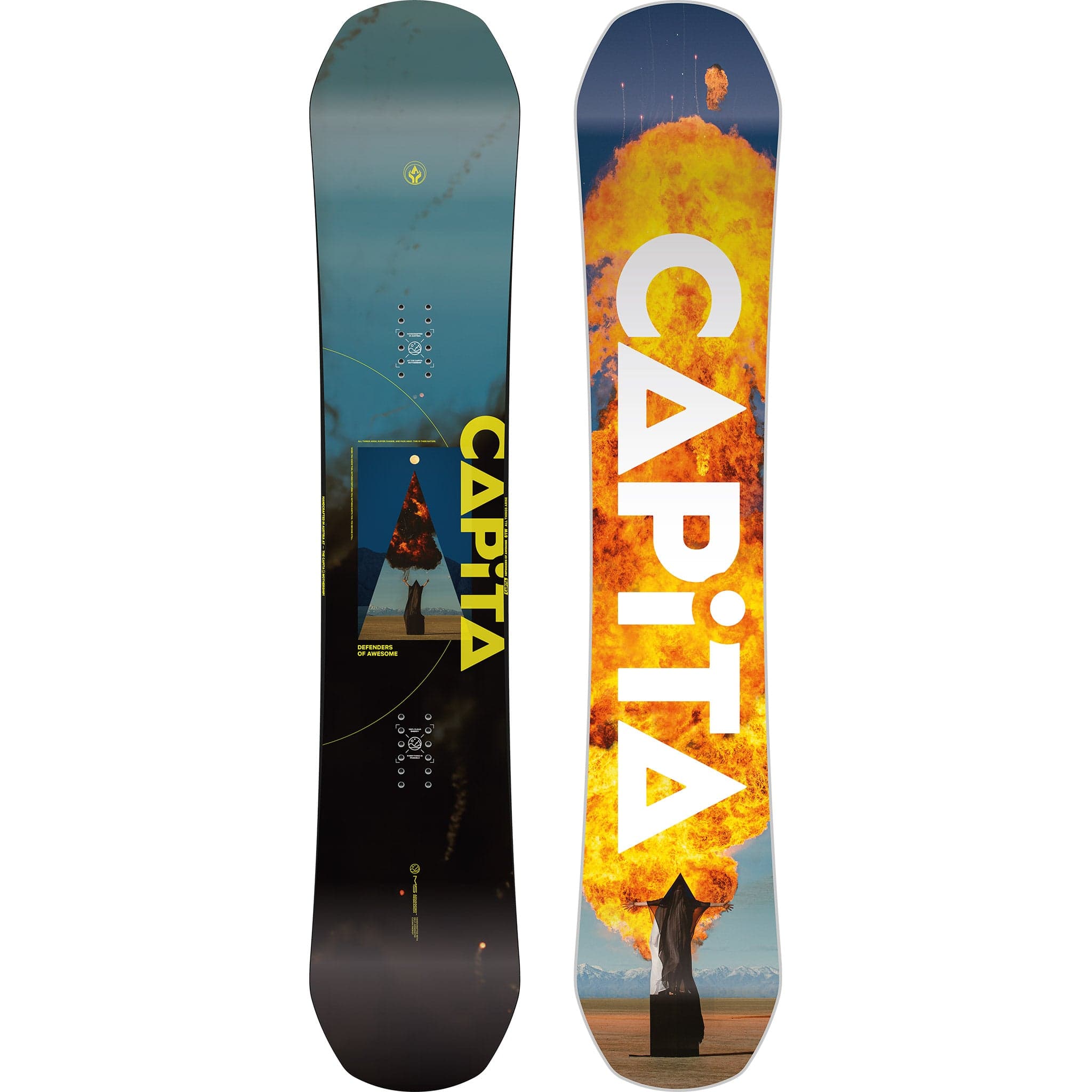 Capita Defenders of Awesome Wide Snowboard 2025 Snowboard