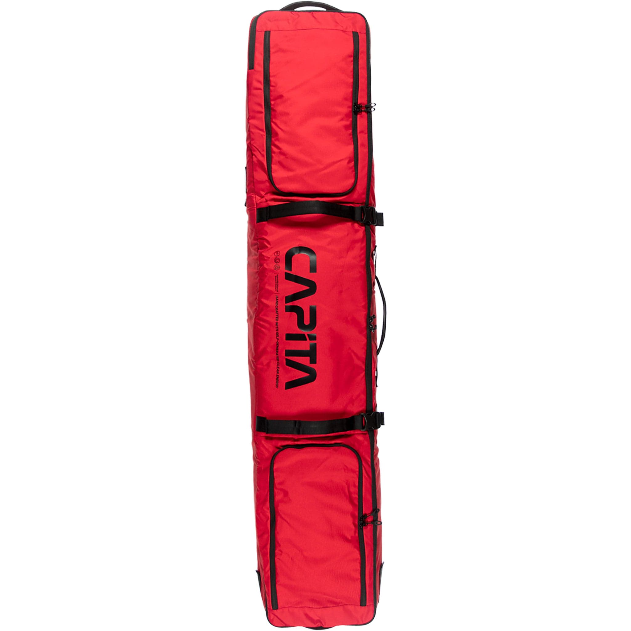 Capita Explorer Wheeled Board Bag Red 2025 Snowboard Bags