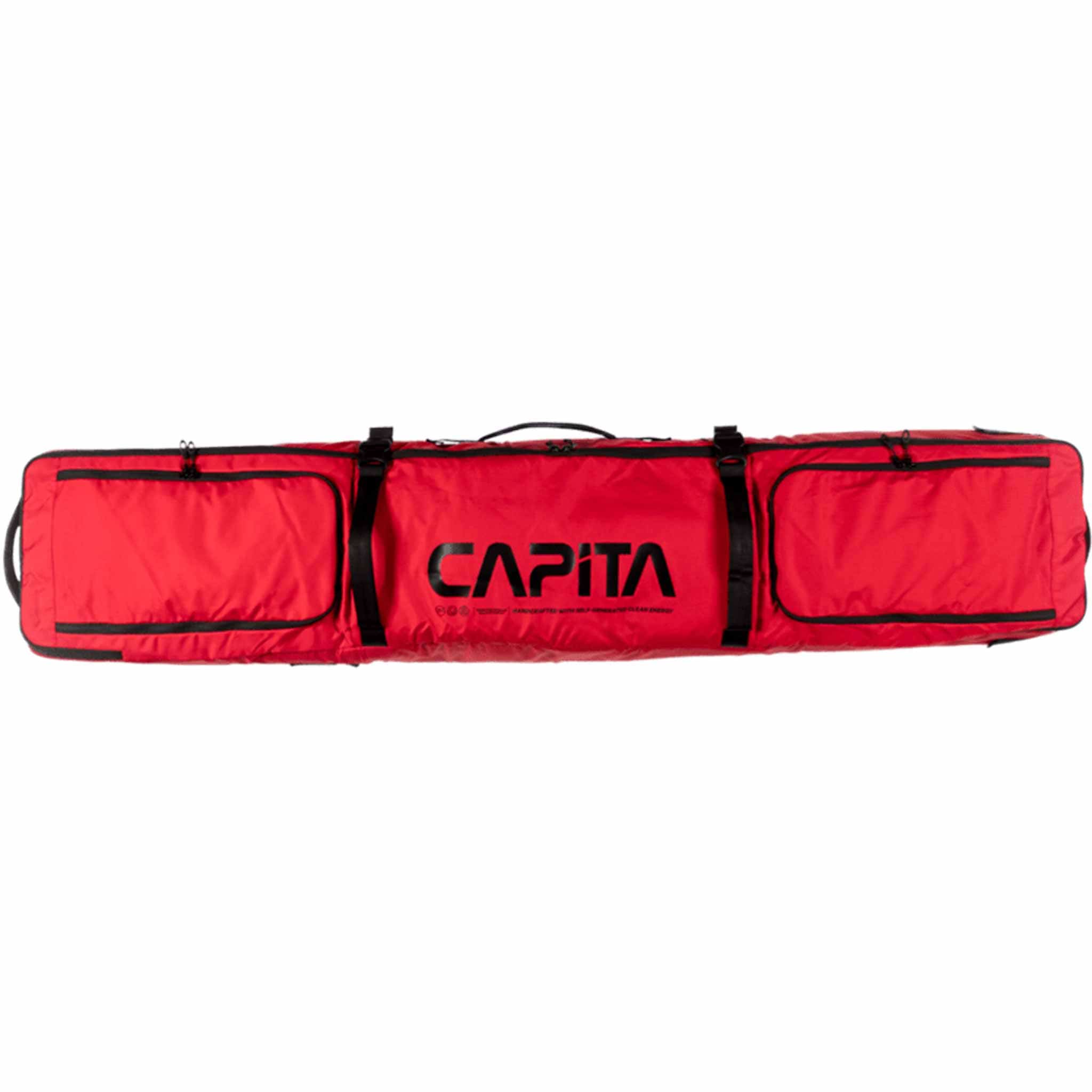 Capita Explorer Wheeled Board Bag Red 2026 Snowboard Bag