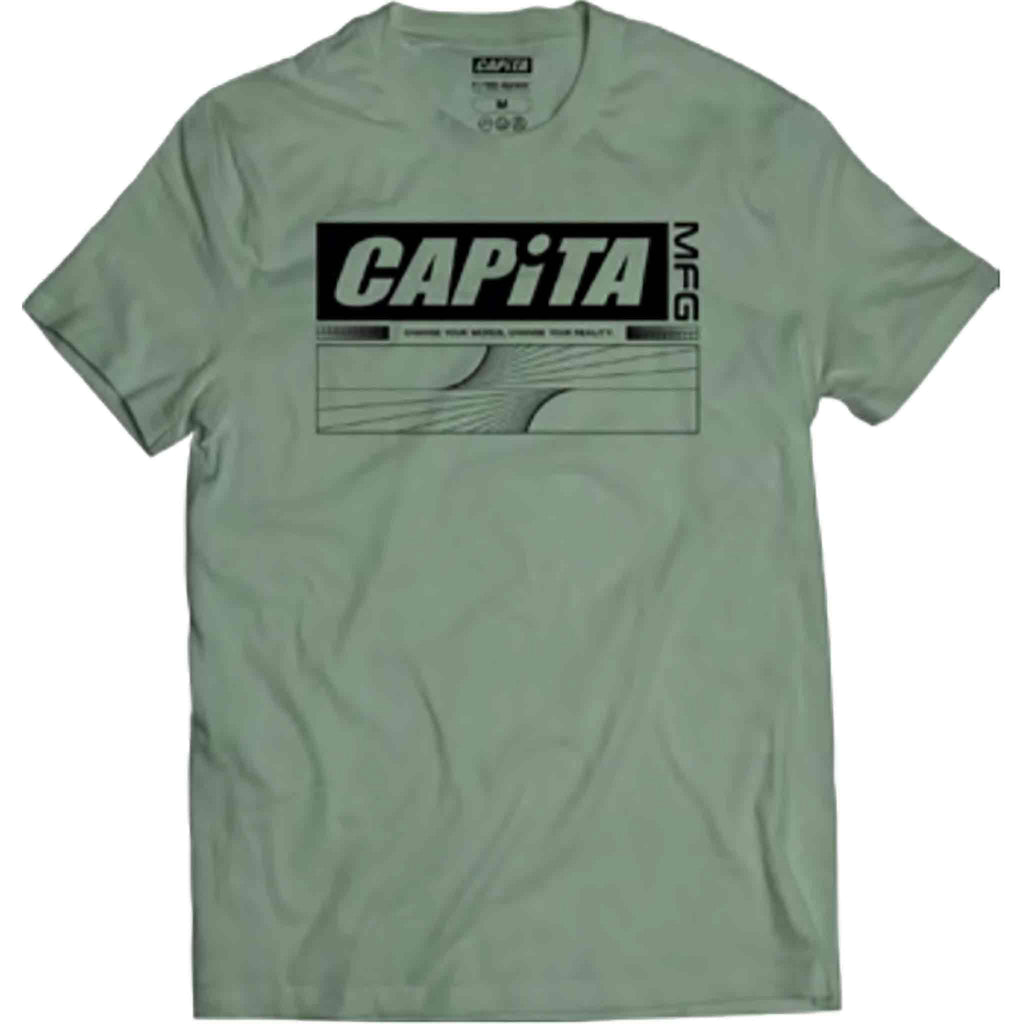 Capita Reality Tee Sage T Shirt