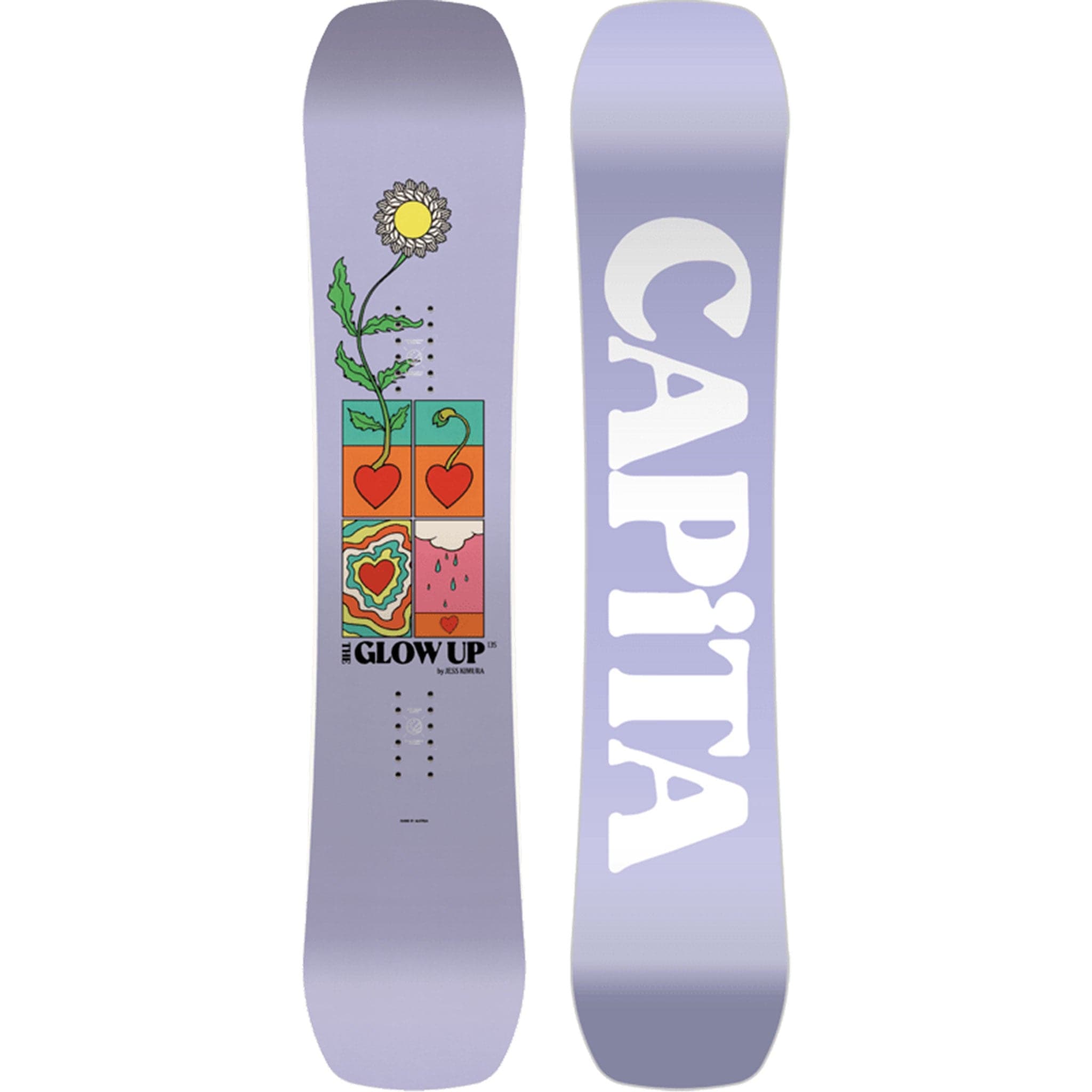 Capita Youth The Glow Up JK Snowboard 2027 Youth Snowboards