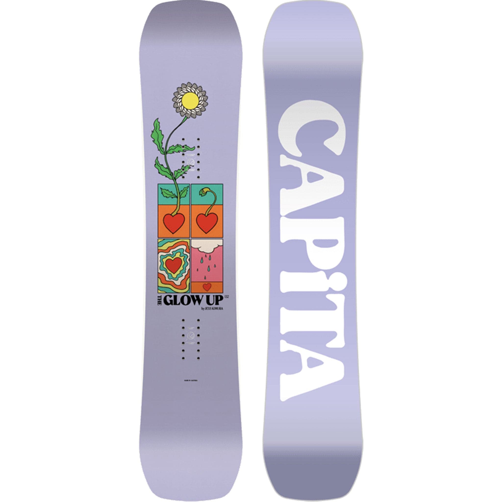 Capita Youth The Glow Up JK Snowboard 2027 Youth Snowboards
