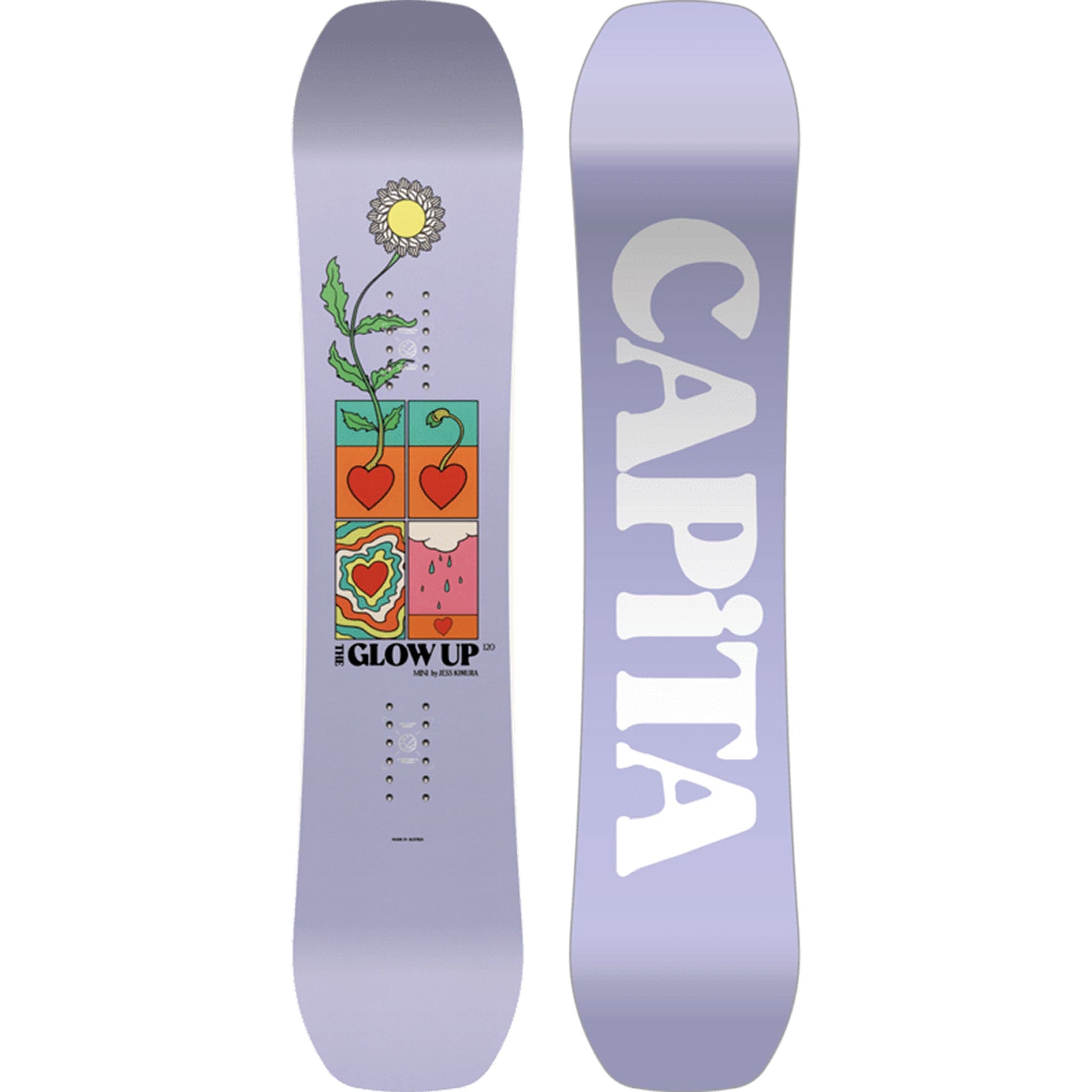 Capita Youth The Glow Up Mini JK Snowboard 2027 Youth Snowboards