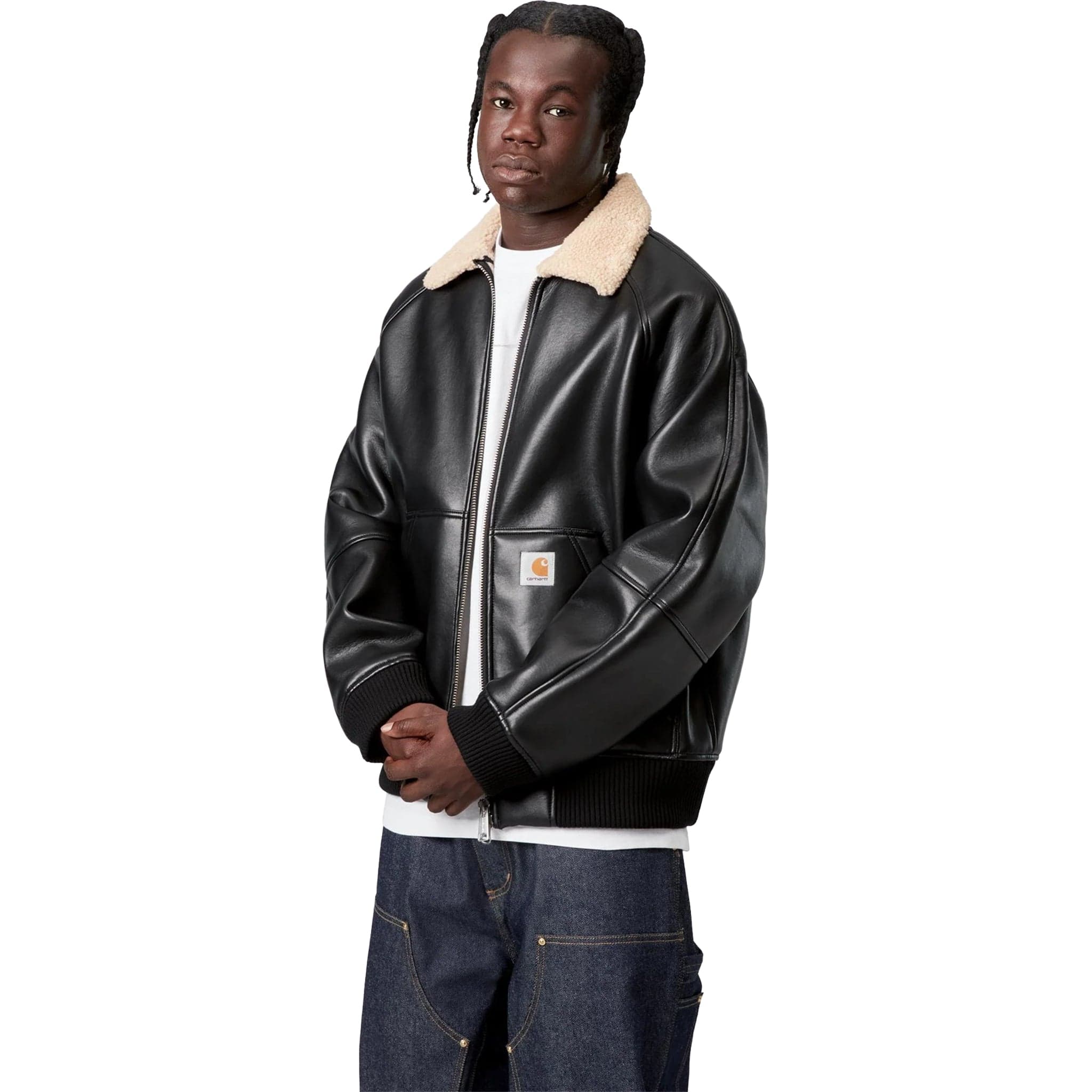 Carhartt Shepton Jacket Black Natural - Sanction Skate And Snow