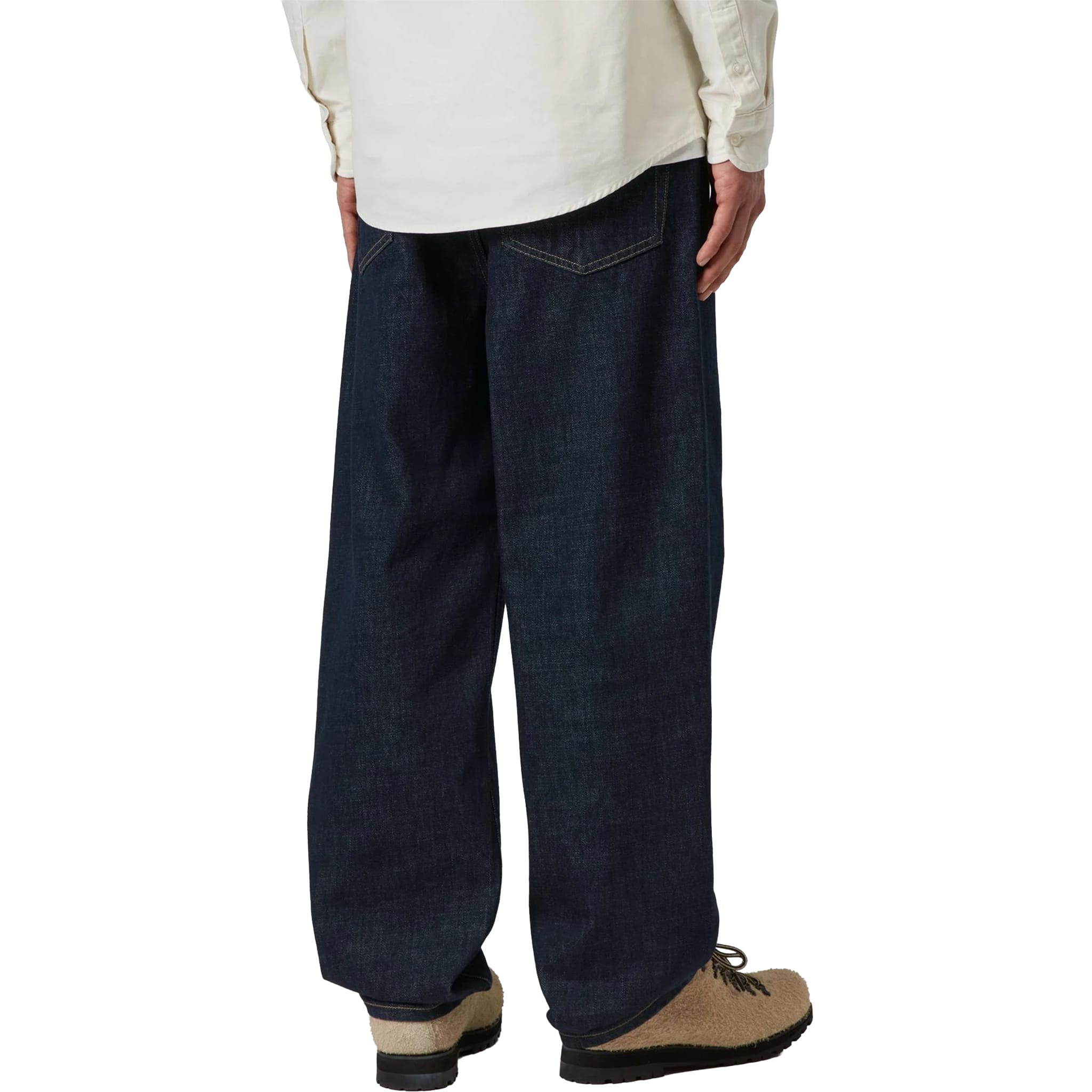 Carhartt WIP Aaron Pant Camano Denim Blue Rinsed Pants