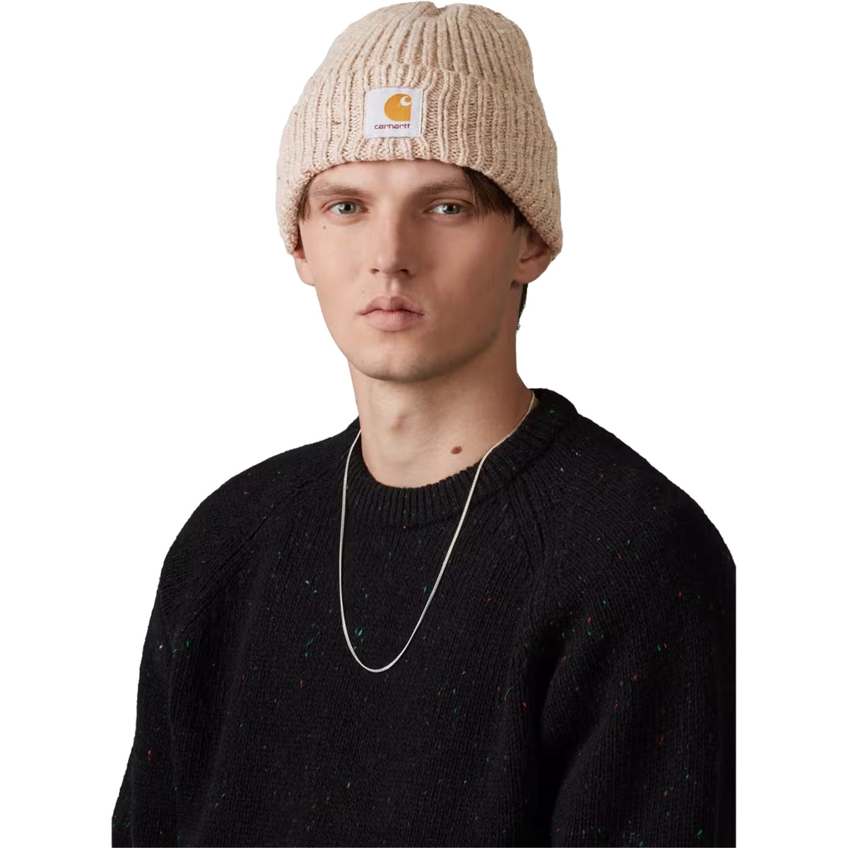 Carhartt WIP Anglistic Beanie Speckled Fleur de Sel Beanie