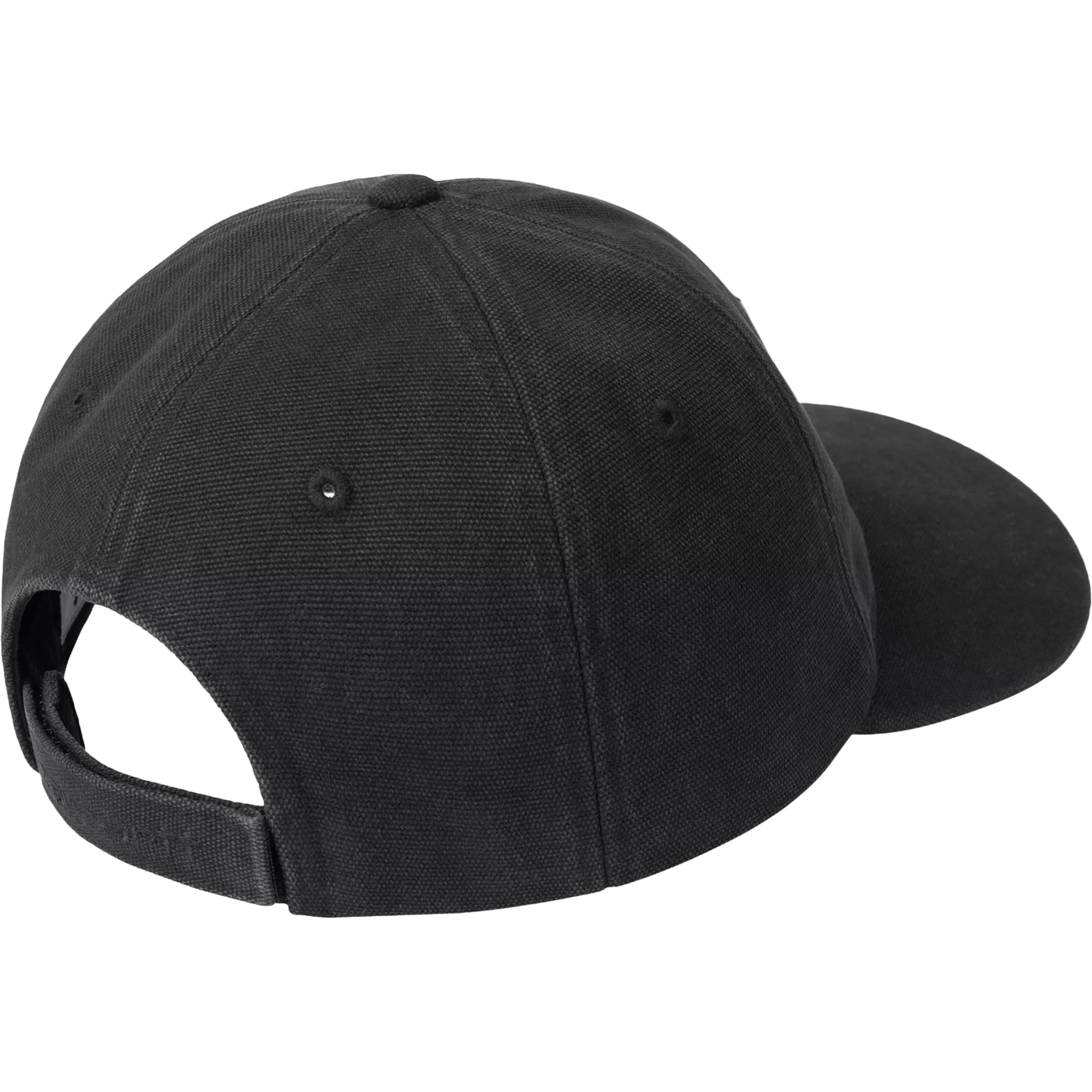 Carhartt WIP Canvas Cap Black Stone Washed Hats