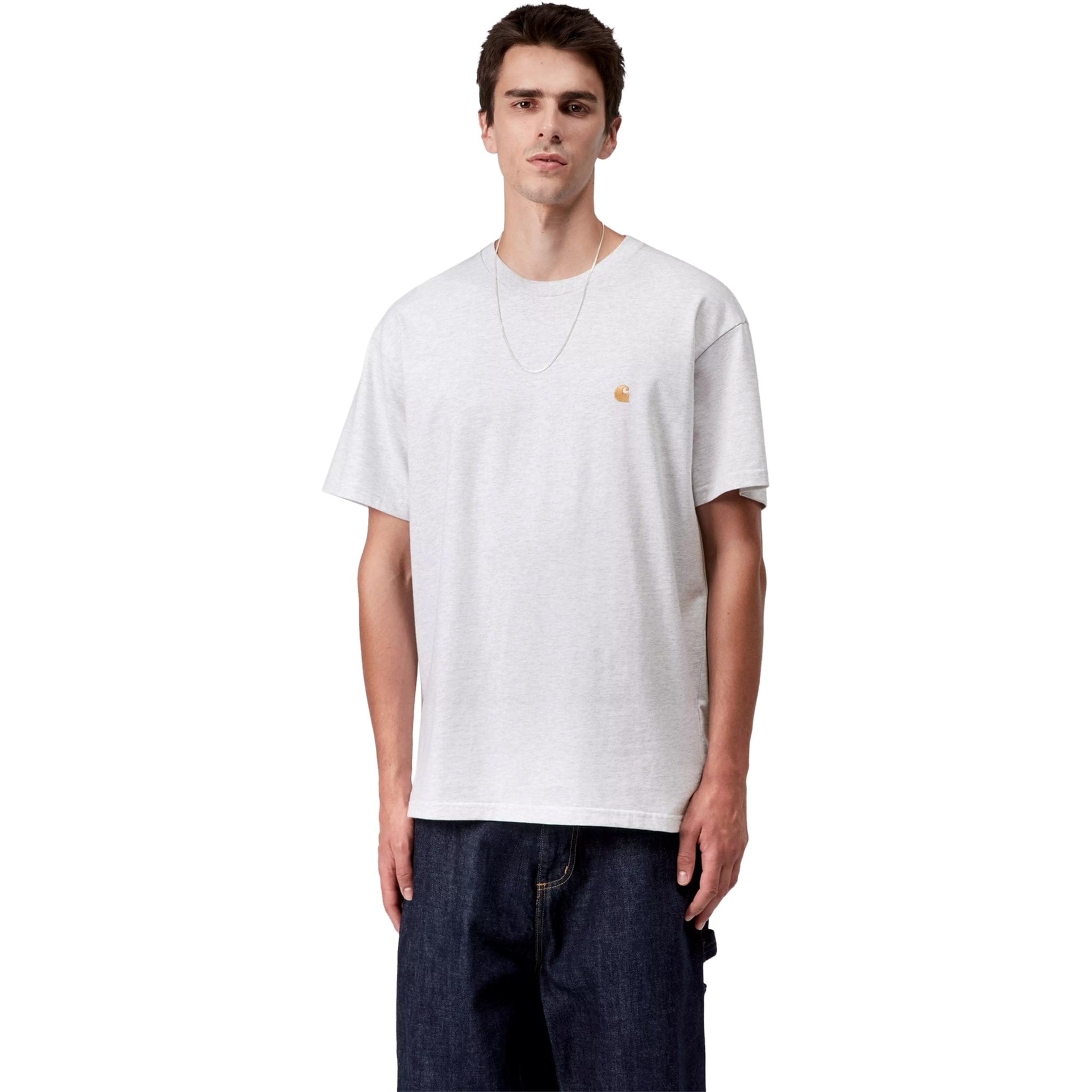 Carhartt WIP Chase Tee Ash Heather T Shirts