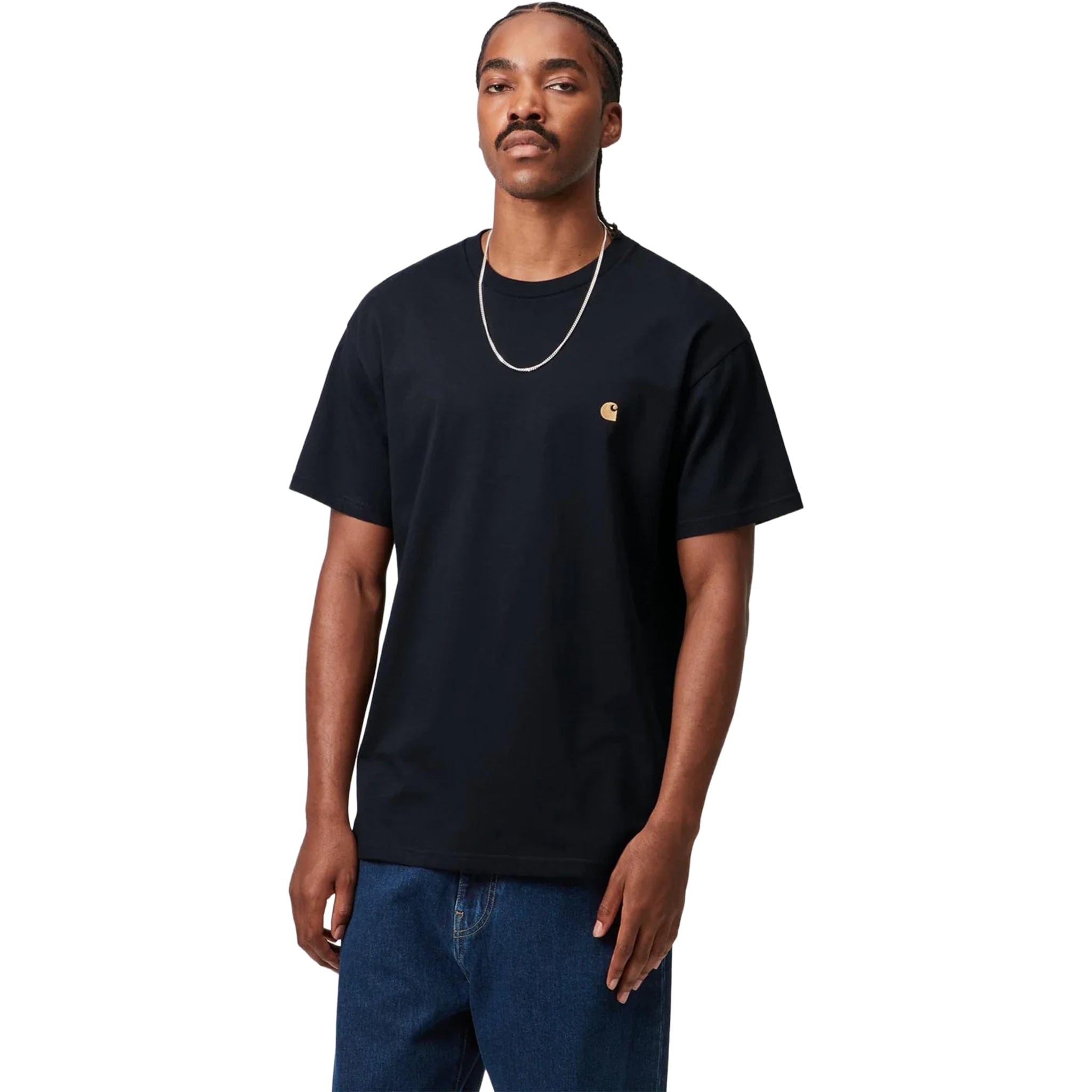 Carhartt WIP Chase Tee Dark Navy T Shirts