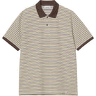Carhartt WIP Dion Short Sleeve Polo Dion Stripe Wax T Shirt