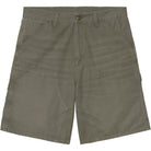 Carhartt WIP Double Knee Short Leaf Stone Canvas Shorts