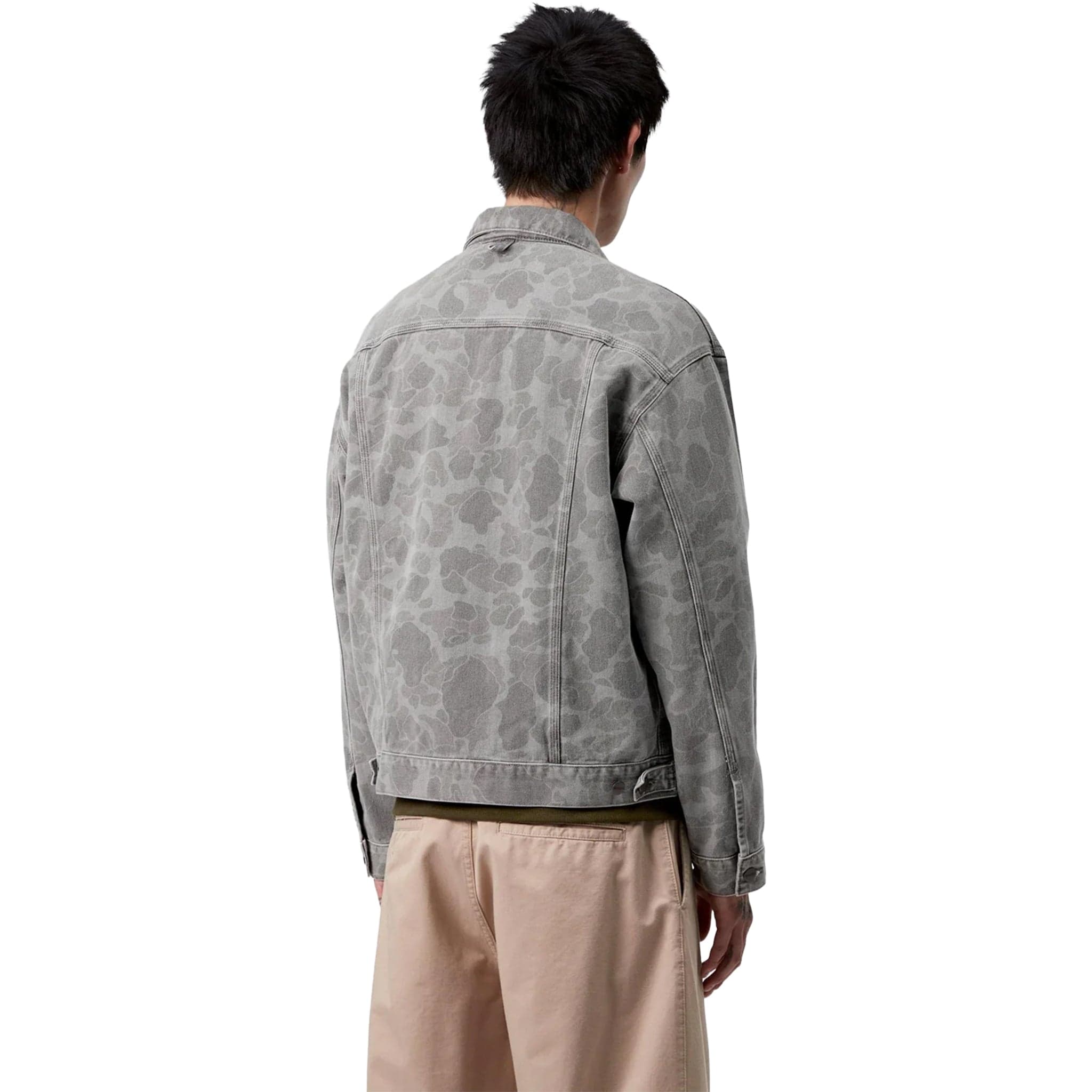 Carhartt WIP Duck Helston Jacket Black Camo - Sanction Skate And Snow