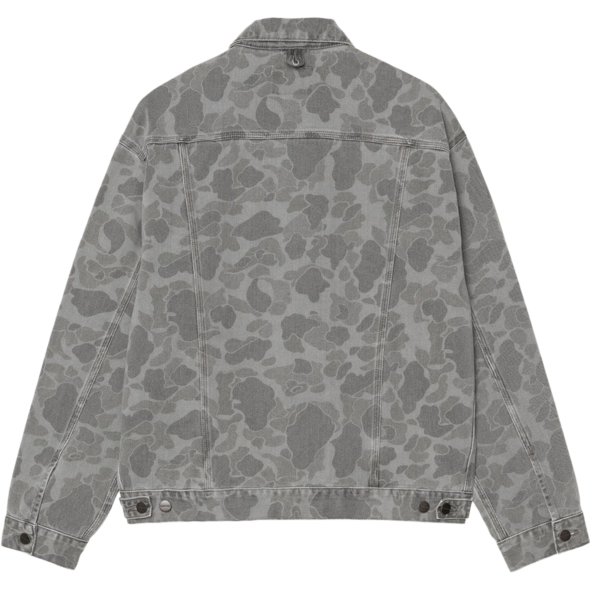 Carhartt WIP Duck Helston Jacket Black Camo - Sanction Skate And Snow