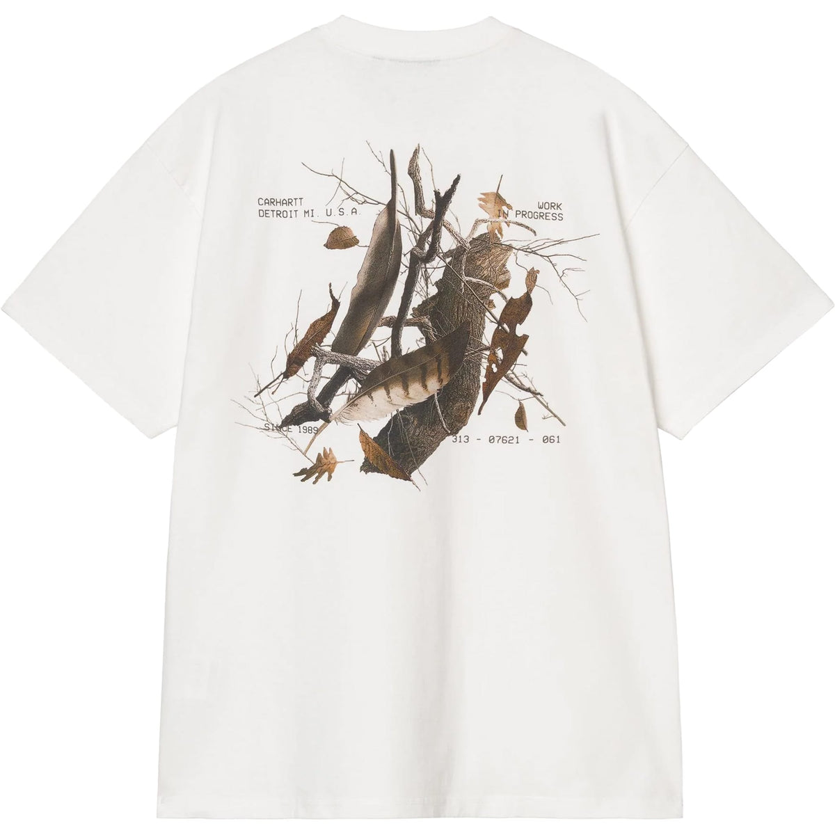 Carhartt WIP Feather Progress T Shirt White T Shirt