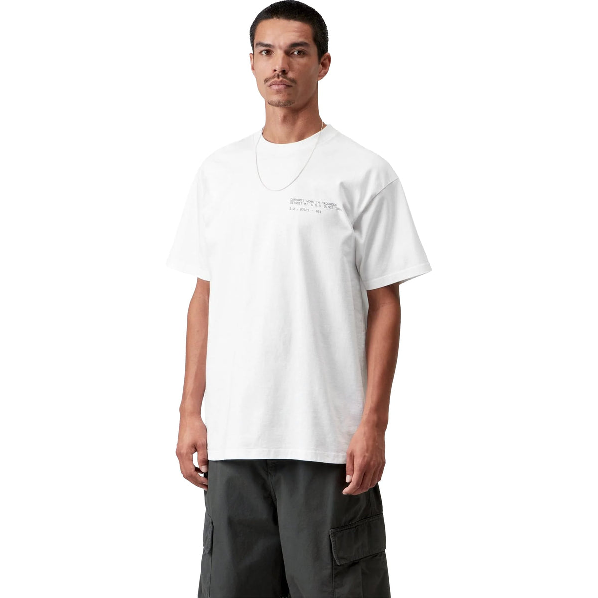 Carhartt WIP Feather Progress T Shirt White T Shirt