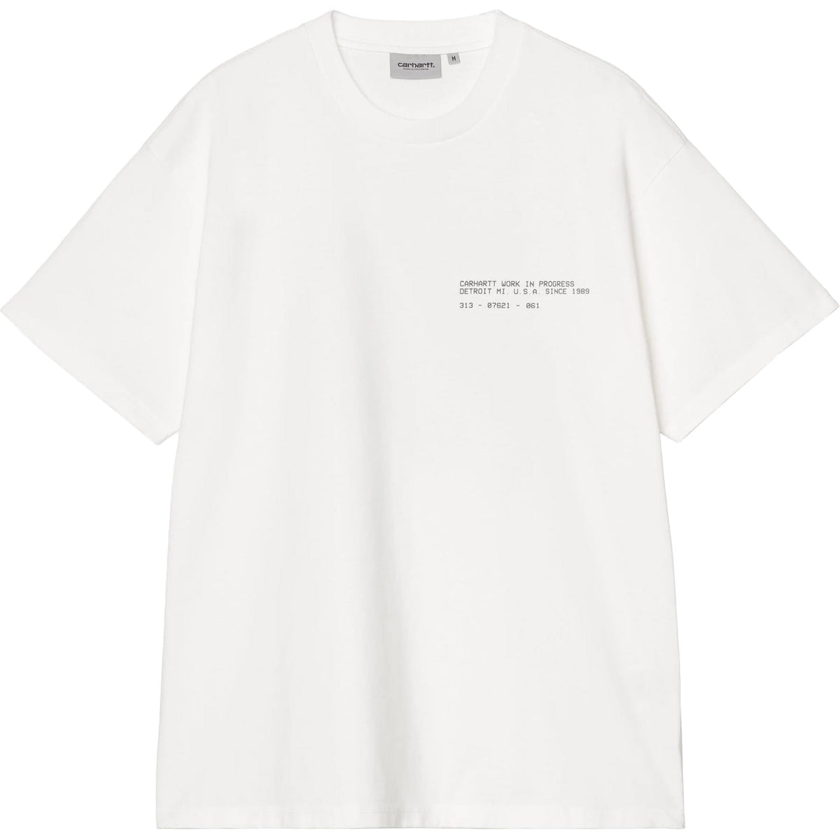 Carhartt WIP Feather Progress T Shirt White T Shirt