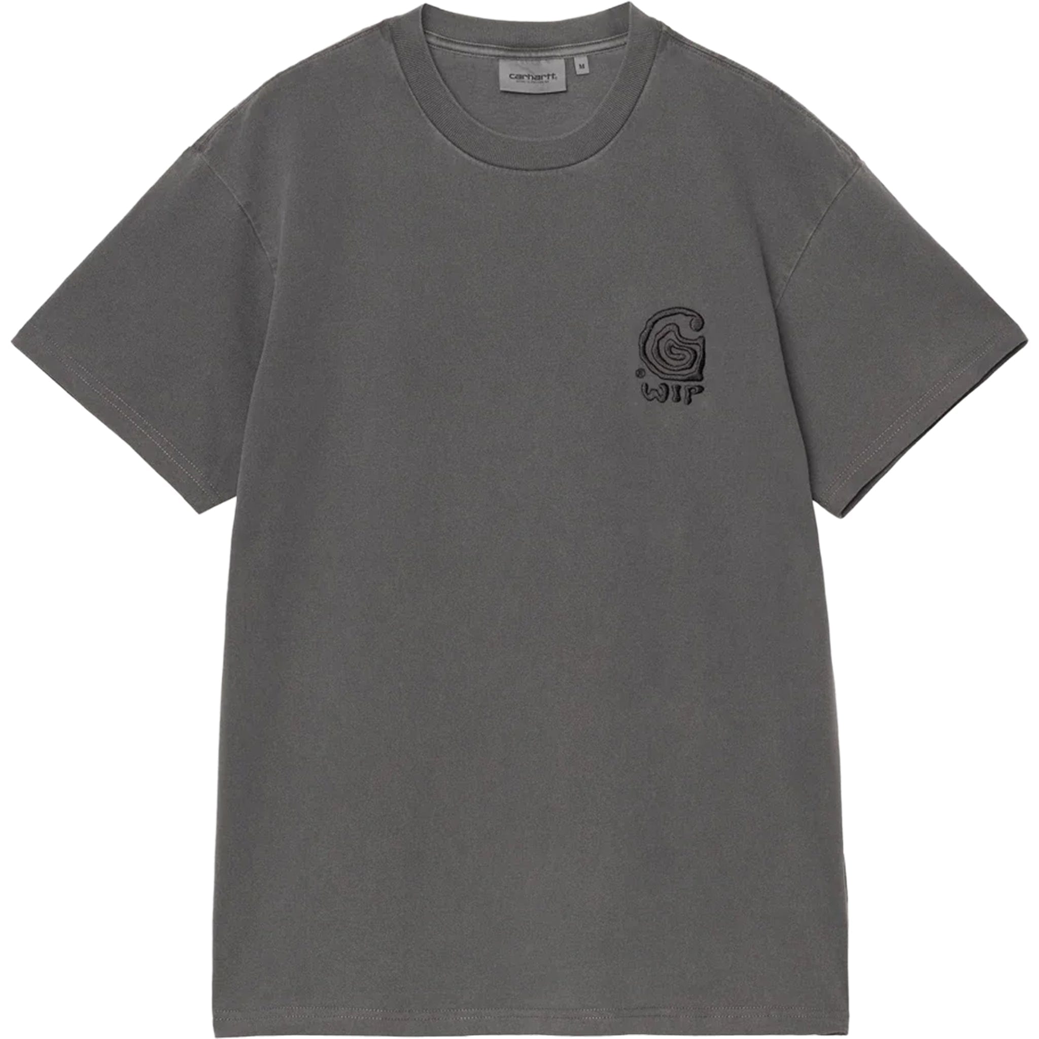 Carhartt WIP Helix Redux Tee Black Garment Dyed T Shirts