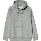 Carhartt WIP Hooded Chase Sweatshirt Grey Heather Sweatshirts