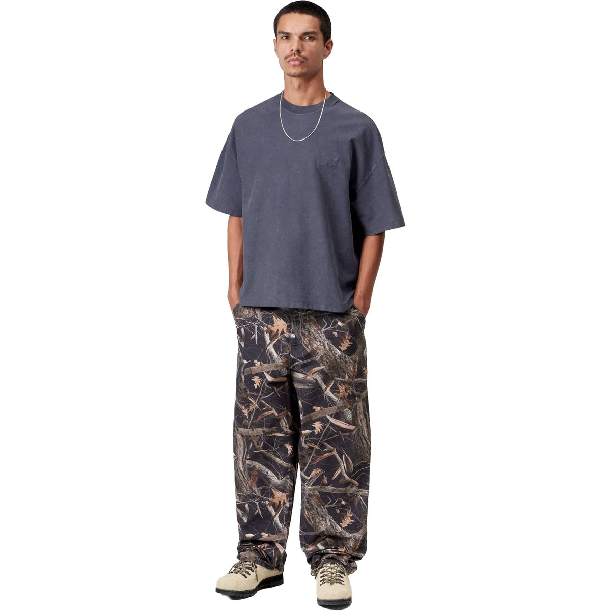 Carhartt WIP Lambert T Shirt Dark Navy T Shirt