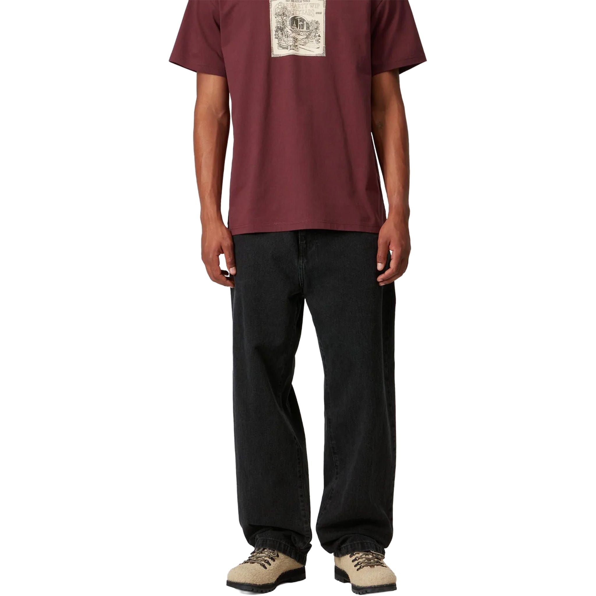 Carhartt WIP Landon Pant Black Stone Washed – Pants - Sanction