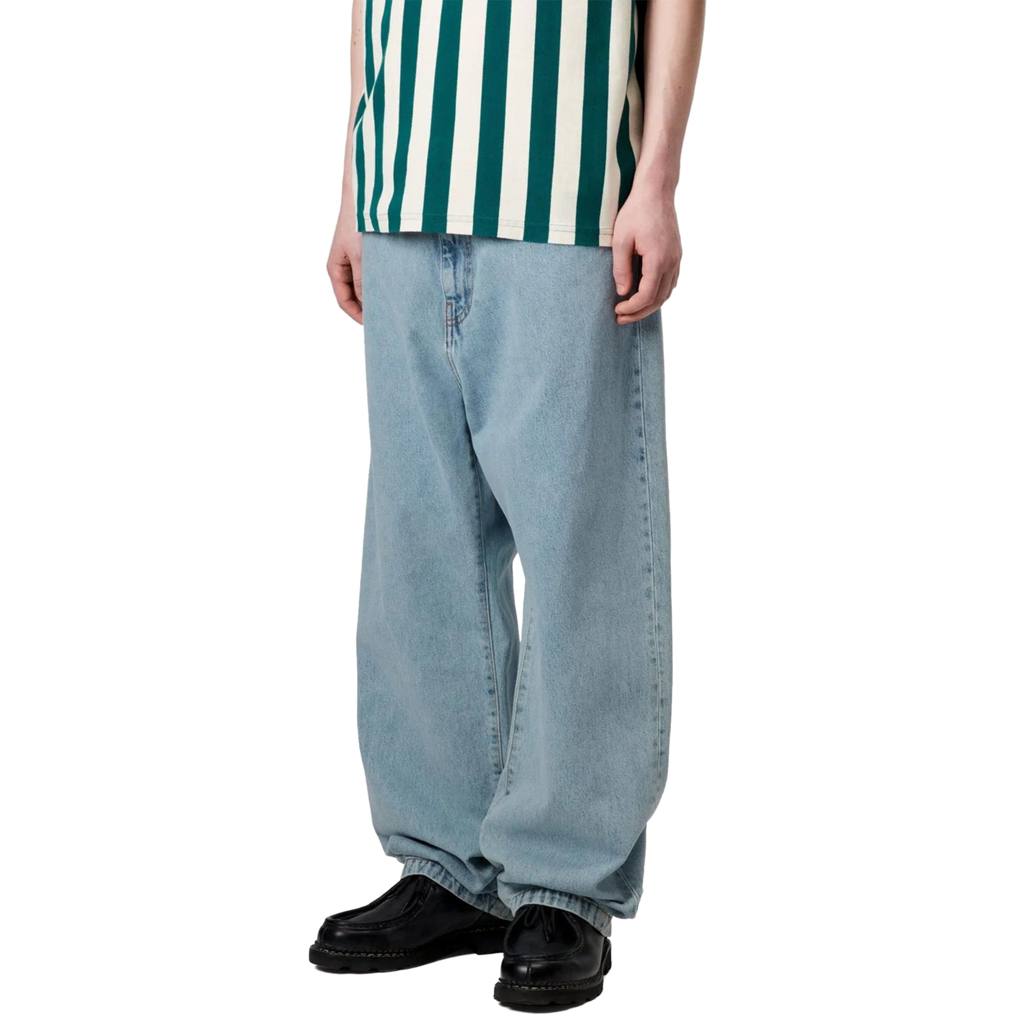 Carhartt WIP Landon Pant Blue Bleached – Pants - Sanction Skate