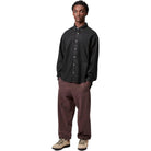 Carhartt WIP Lucas Shirt Black Stone Washed Button Up