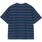 Carhartt WIP Matti T-Shirt Matti Stripe Blue/Phlox Indigo Overdyed T Shirt