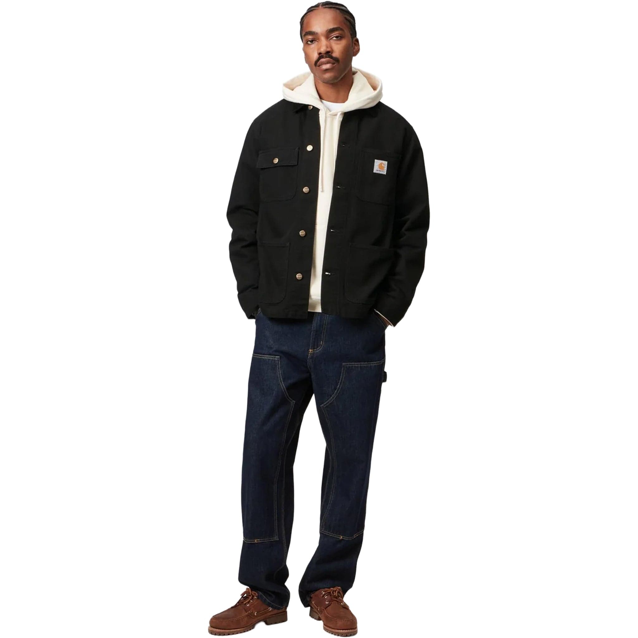 Carhartt WIP Michigan Coat Black Rinsed - Sanction Skate And Snow