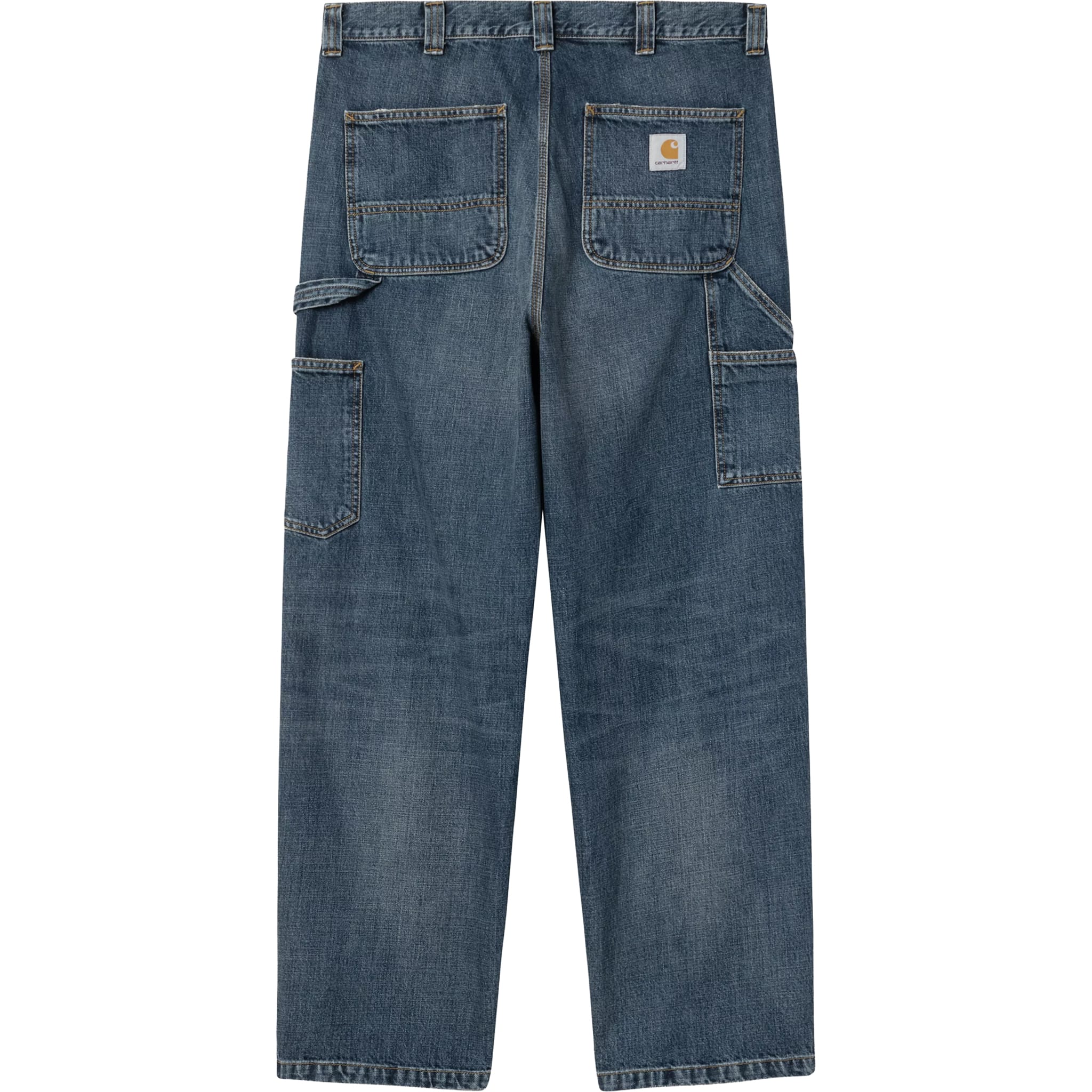 Carhartt WIP OG Double Knee Pant Blue Dark Used Wash Pants