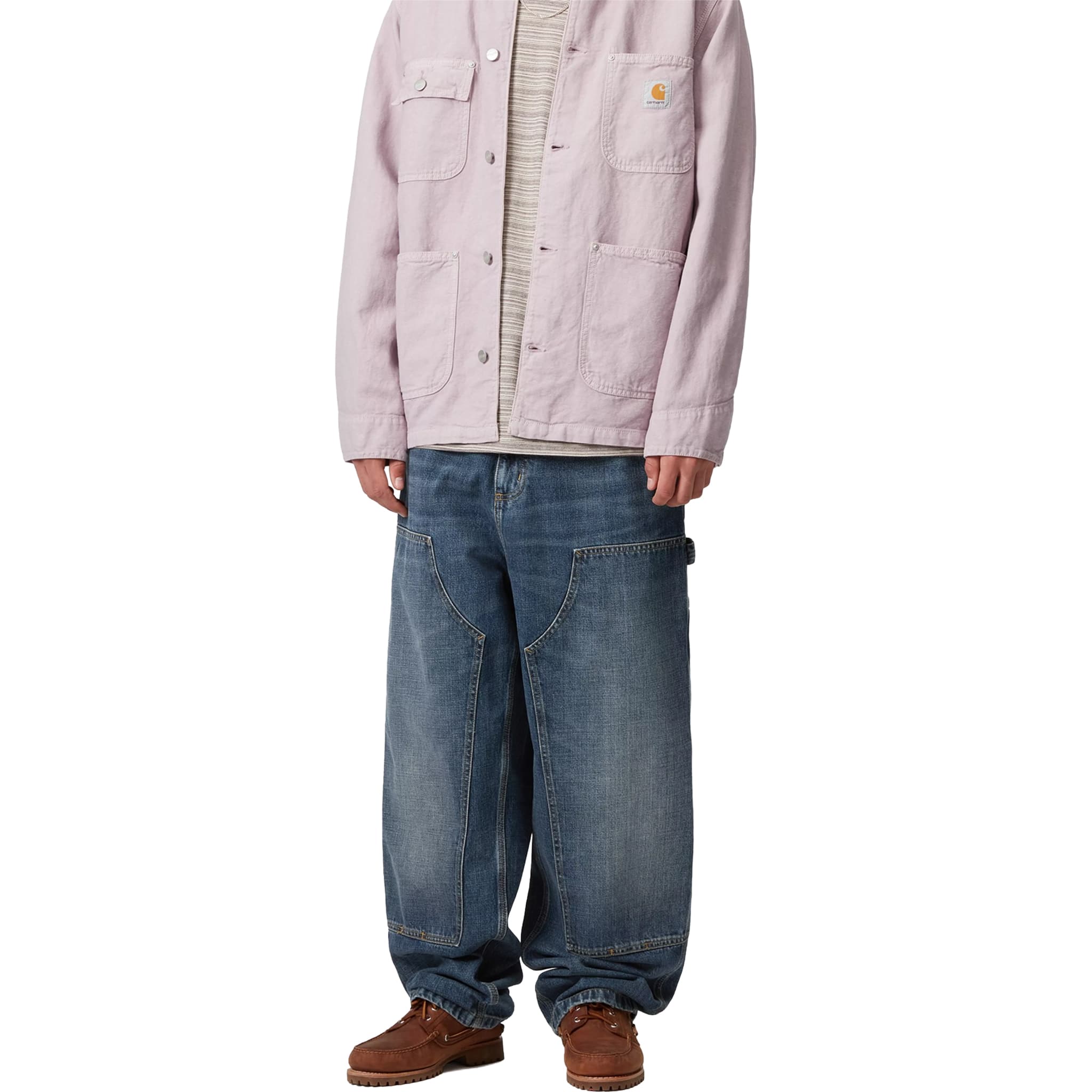 Carhartt WIP OG Double Knee Pant Blue Dark Used Wash Pants