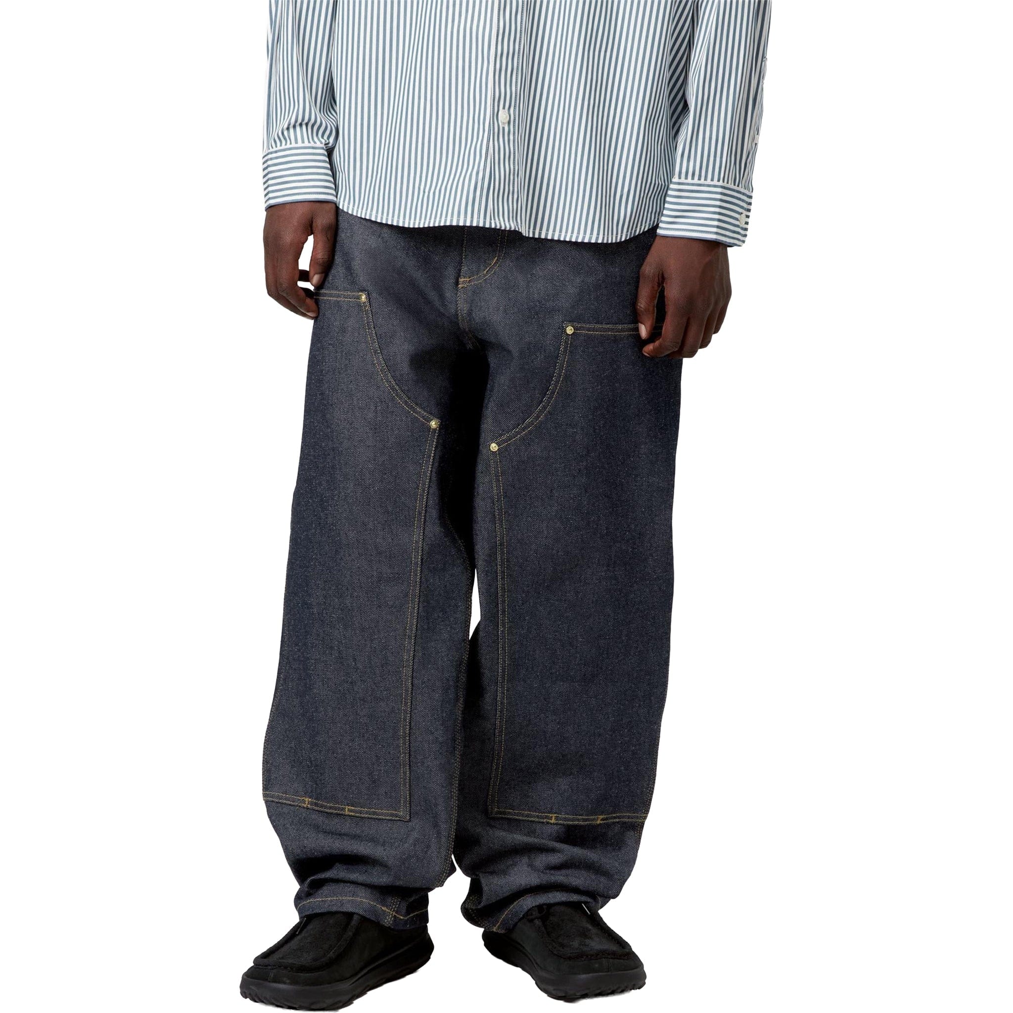 Carhartt WIP OG Double Knee Pant Bradenton Denim Blue Pants