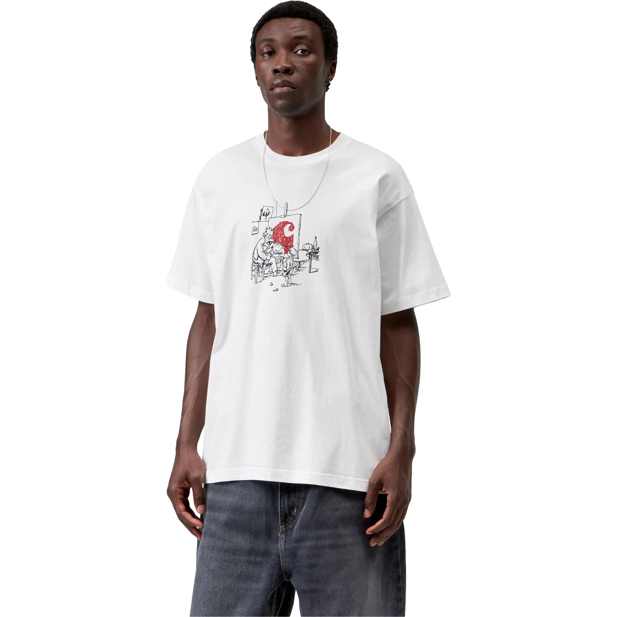 Carhartt WIP Old Painter T-Shirt White T Shirt