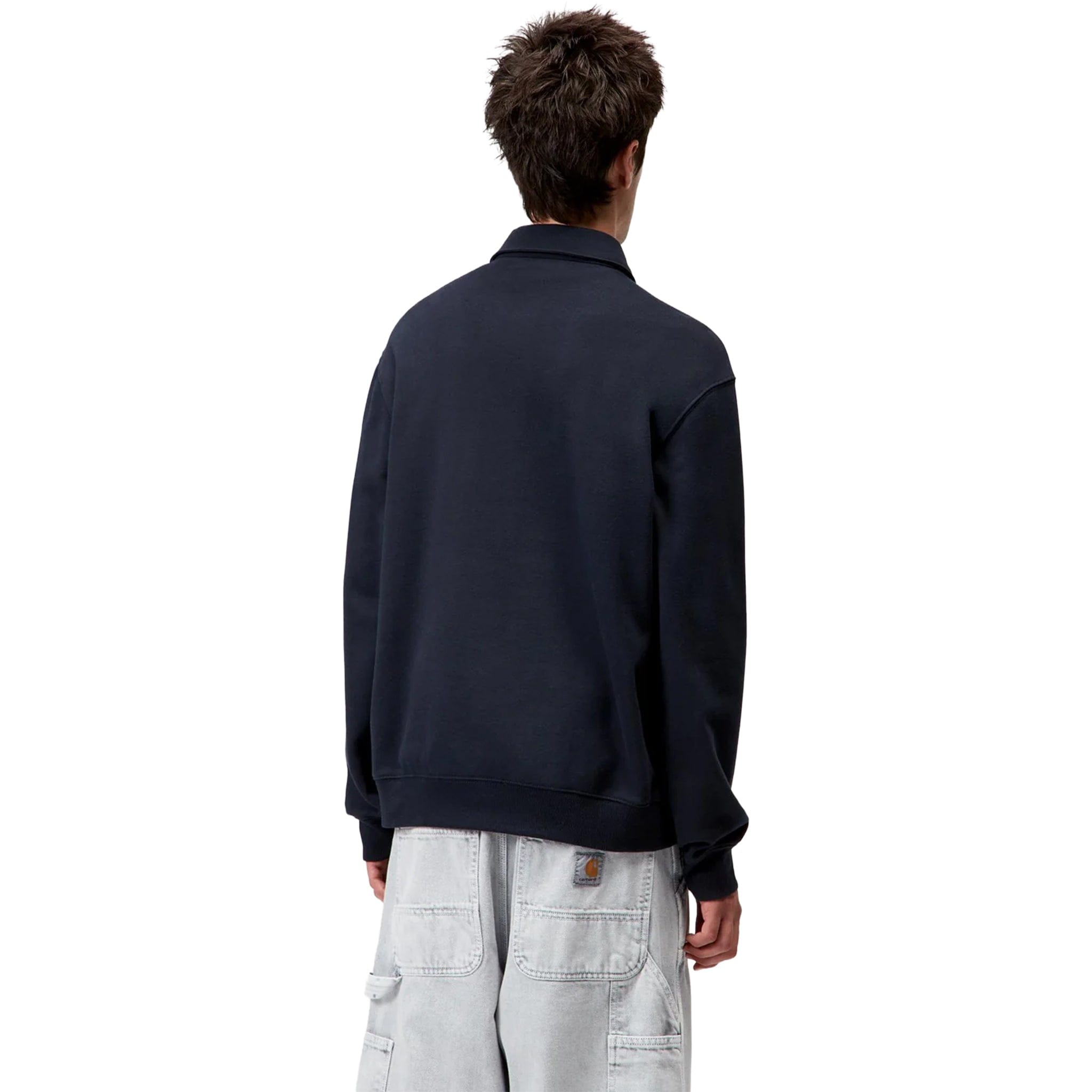 Carhartt WIP Polo Sweatshirt Deep Night Sweatshirts