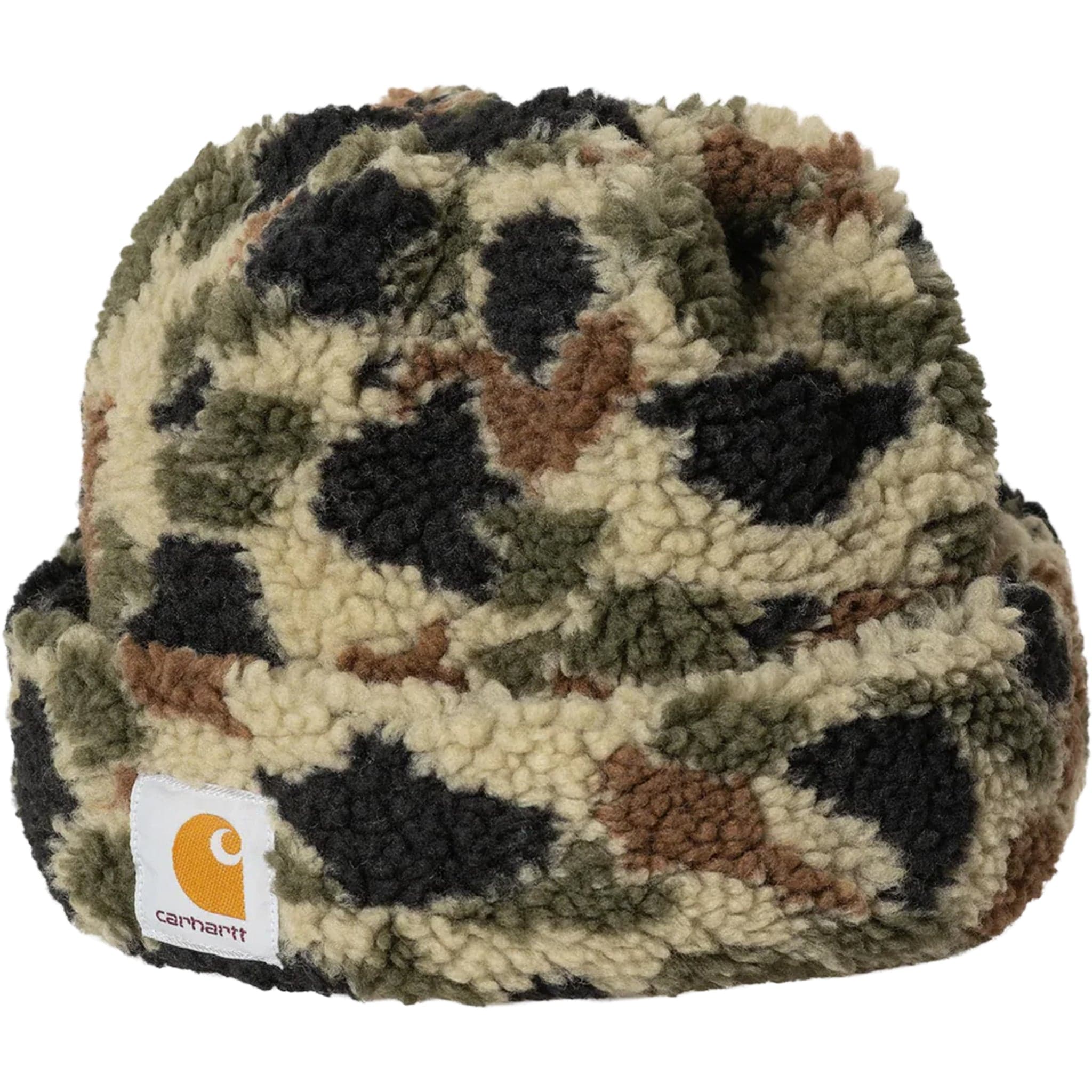 Carhartt WIP Prentis Beanie Green Jacquard Duck Camo Beanie